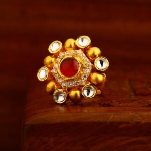 22KT Gold Hallmark Antique Exclusive Ladies Ring LAR162