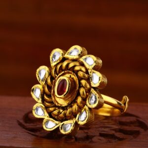 22KT Gold Hallmark Antique Delicate Ladies Ring LAR113