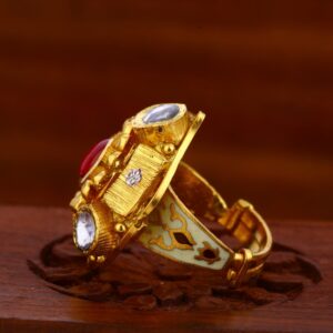 22KT Gold Hallmark Antique Designer Ladies Ring LAR112