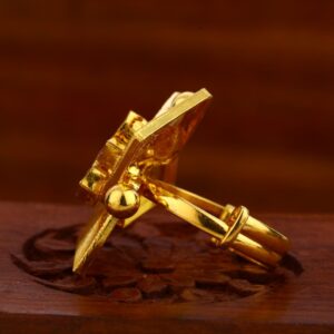 22KT Gold Antique Designer Ladies Ring LAR104