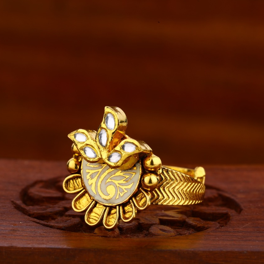916 Gold CZ Hallmark Antique Gorgeous Ladies Ring LAR100