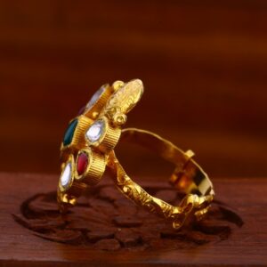 916 gold cz hallmark antique fancy ladies ring lar99