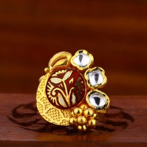 916 Gold CZ Hallmark Antique Exclusive Ladies Ring LAR98