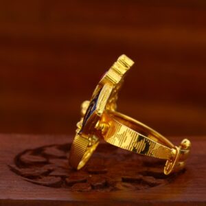 916 Gold CZ Hallmark Antique Delicate Ladies Ring LAR97