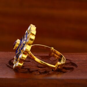 916 Gold CZ Hallmark Antique Delicate Ladies Ring LAR96