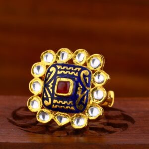 916 Gold CZ Hallmark Antique Delicate Ladies Ring LAR96