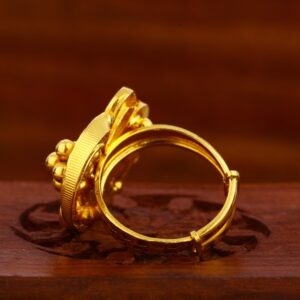 916 Gold CZ Hallmark Antique Ladies Ring LAR93