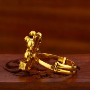916 Gold CZ Antique Stylish Ladies Ring LAR92