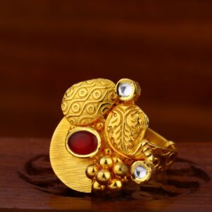916 Gold CZ Antique Exclusive Ladies Ring LAR89