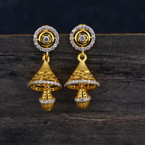 916 Gold Hallmark Jhummar Earring LJE347