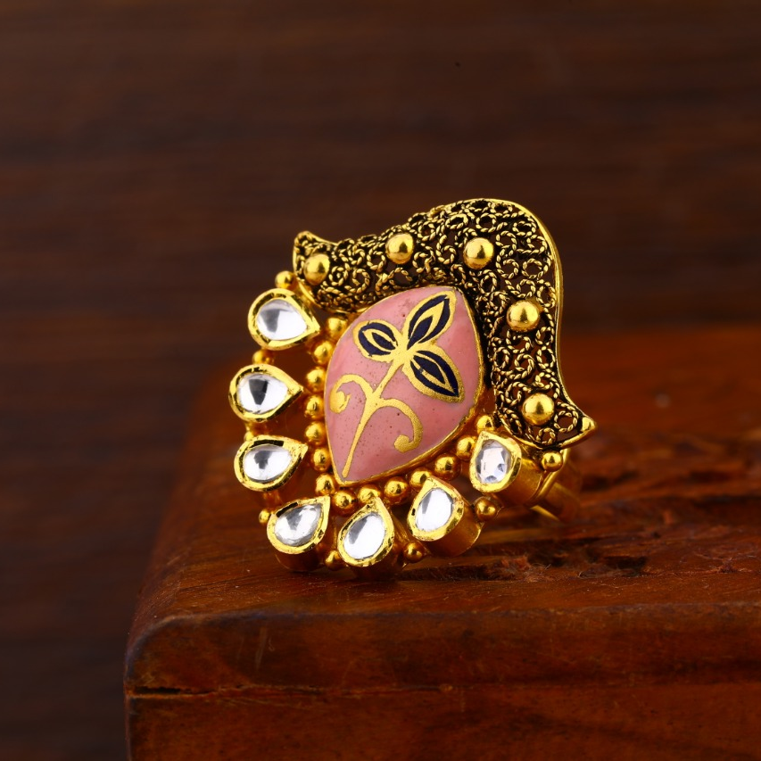 916 Gold Antique Exclusive Ladies Ring LAR143