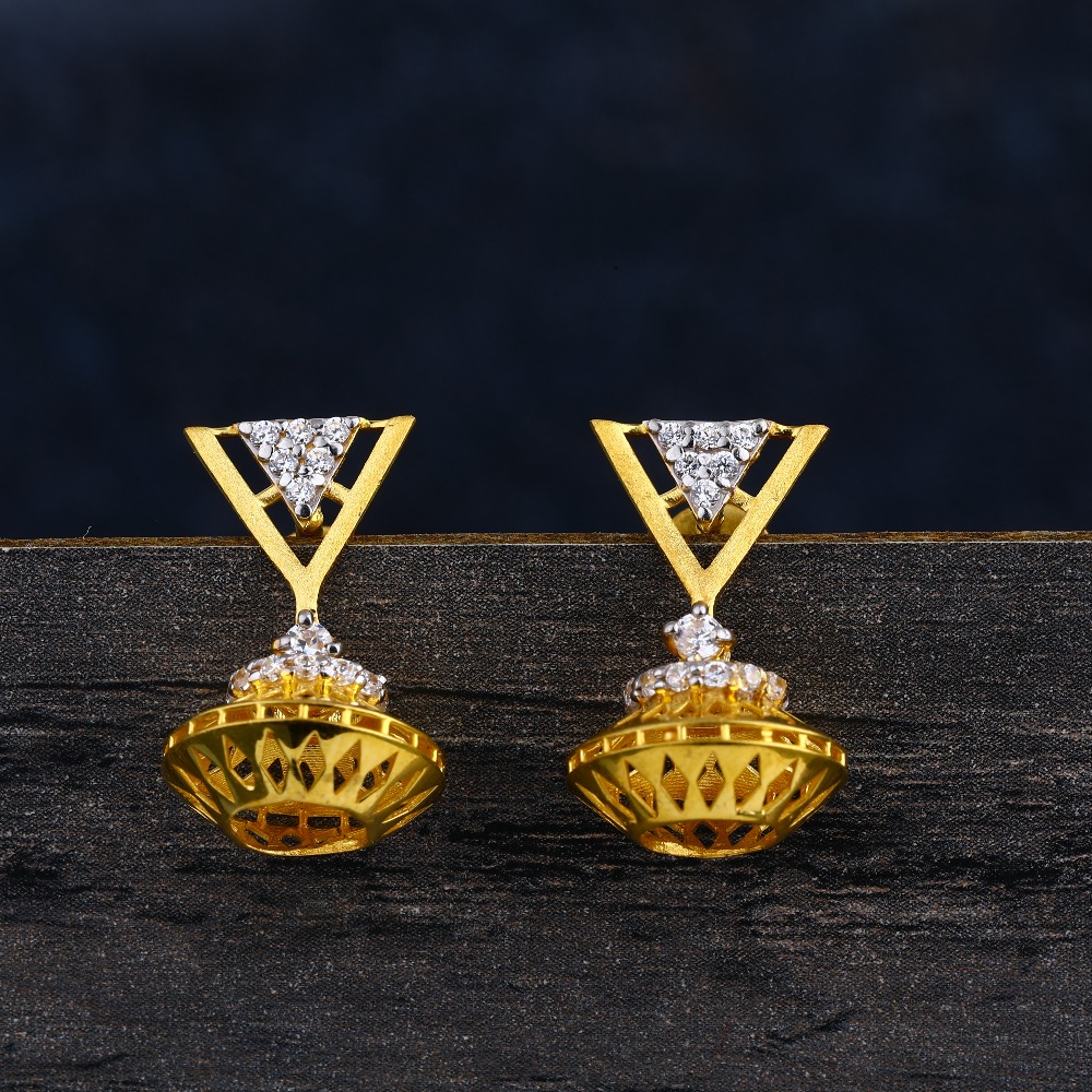916 Gold Ladies jhummar earring LJE339