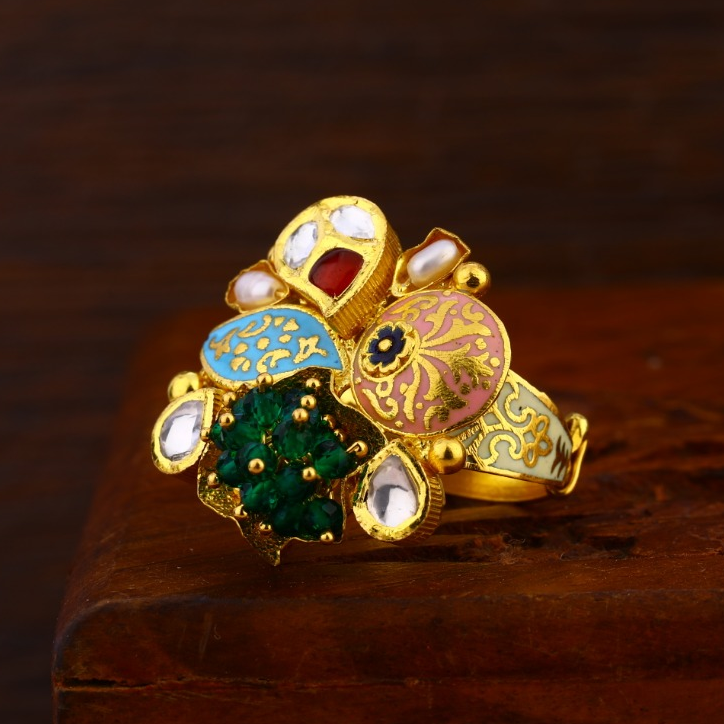 916 Gold Antique Ladies Ring LAR139