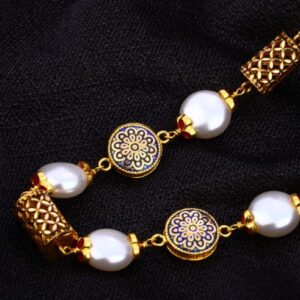 916 Gold CZ Ladies Fancy Moti Mala AC192