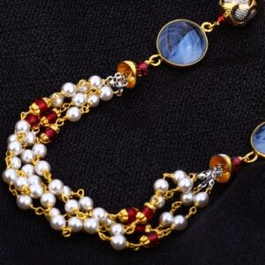 916 Gold CZ Ladies Classic Moti Mala AC184
