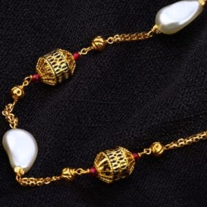 916 Gold Hallmark Ladies Gorgeous Moti Mala AC206