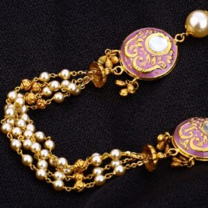 916 Gold Hallmark Ladies Fancy Moti Mala AC195