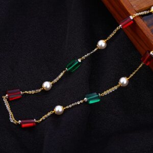 916 Gold Hallmark Ladies Exclusive Moti Mala AC204