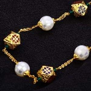 916 Gold Ladies Fancy Moti Mala AC186