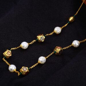 916 Gold Ladies Fancy Moti Mala AC186