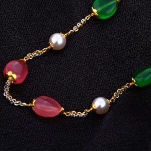 916 Gold Ladies Classic Moti Mala AC197