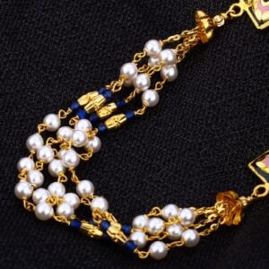 916 Gold Ladies Moti Mala AC196