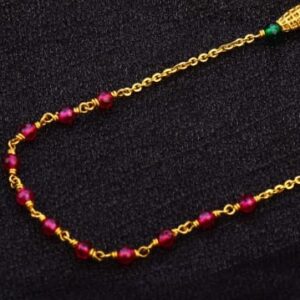 22KT Gold Hallmark Antique Stylish Ladies Chainmala AC222