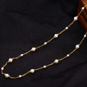 22KT Gold Hallmark Antique Fancy Ladies Chainmala AC220
