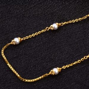 22KT Gold Hallmark Antique Exclusive Ladies Chainmala AC219