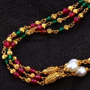 22KT Gold Hallmark Antique Designer Ladies Chainmala AC217