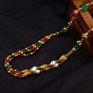 22KT Gold Hallmark Antique Designer Ladies Chainmala AC217
