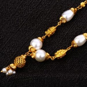 22KT Gold Antique Designer Chainmala AC226