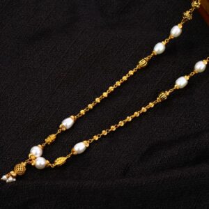 22KT Gold Antique Designer Chainmala AC226