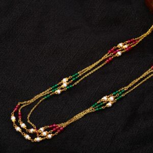22KT Gold Antique Chainmala AC223