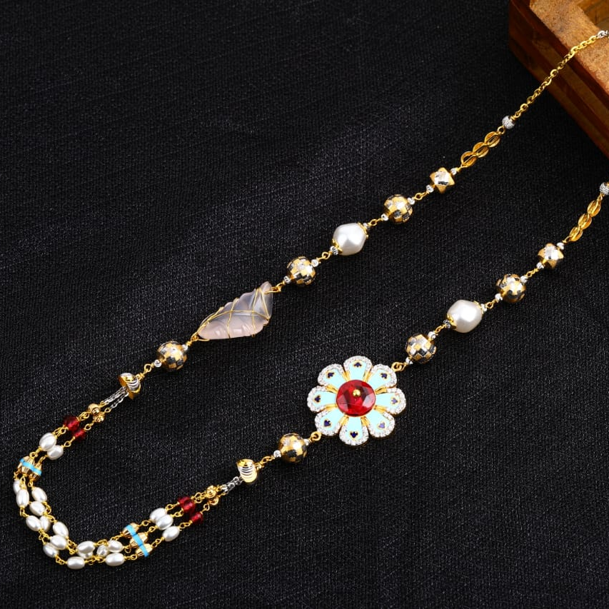22KT Gold Antique Gorgeous Ladies Chainmala AC242