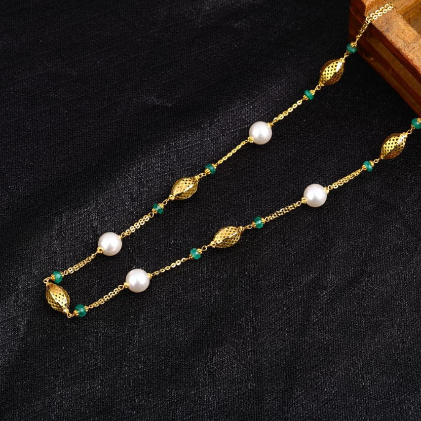 22KT Gold Antique Exclusive Ladies Chainmala AC240