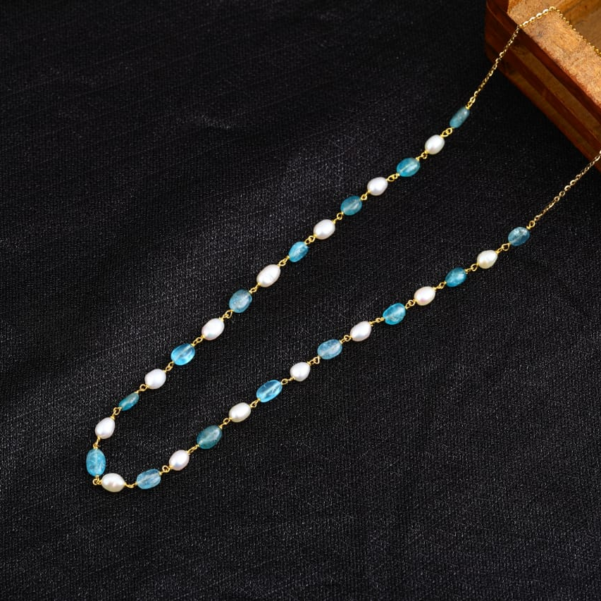 22KT Gold Antique Designer Ladies Chainmala AC238