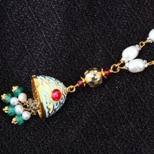 916 Gold CZ Hallmark Antique Delicate Ladies Chainmala AC247