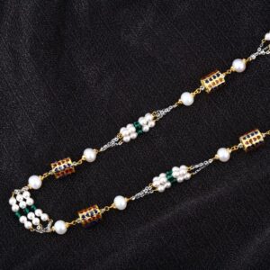 916 Gold CZ Antique Fancy Ladies Chainmala AC245