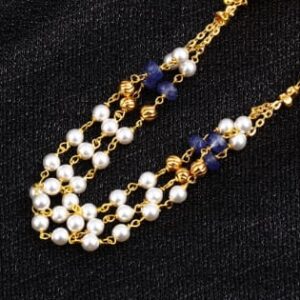 916 Gold CZ Antique Fancy Ladies Chainmala AC233