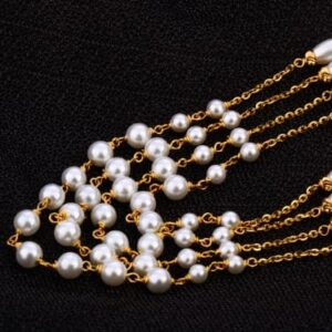 916 Gold CZ Antique Exclusive Ladies Chainmala AC252
