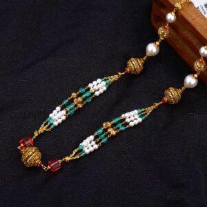 916 Gold CZ Antique Classic Ladies Chainmala AC266