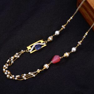 916 Gold Hallmark Stylish Antique Ladies Chainmala AC267