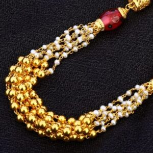 916 Gold Hallmark Gorgeous Antique Ladies Chainmala AC264