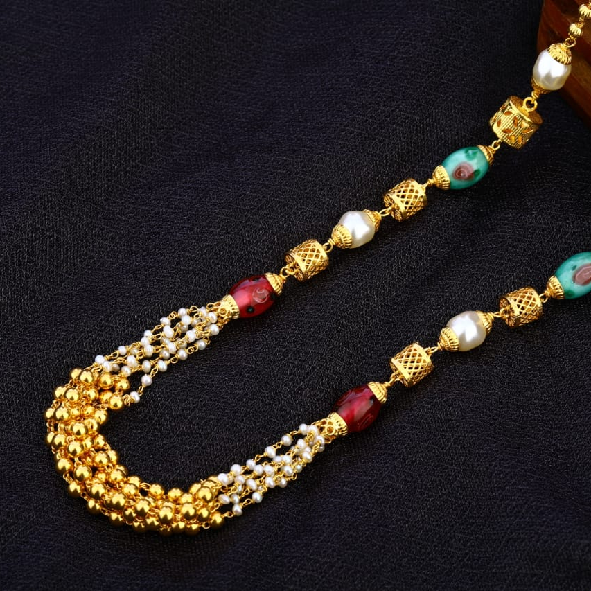 916 Gold Hallmark Gorgeous Antique Ladies Chainmala AC264