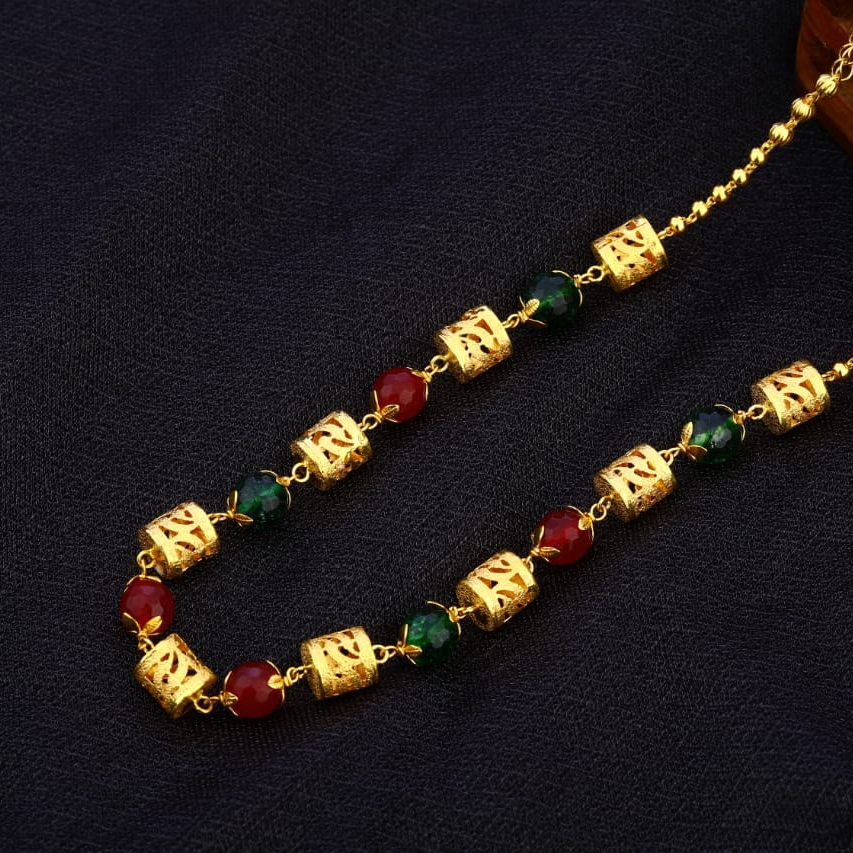 916 Gold Hallmark Fancy Antique Ladies Chainmala AC263