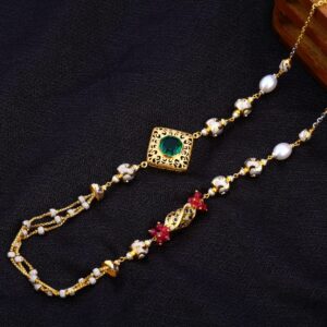 916 Gold Hallmark Delicate Antique Ladies Chainmala AC261