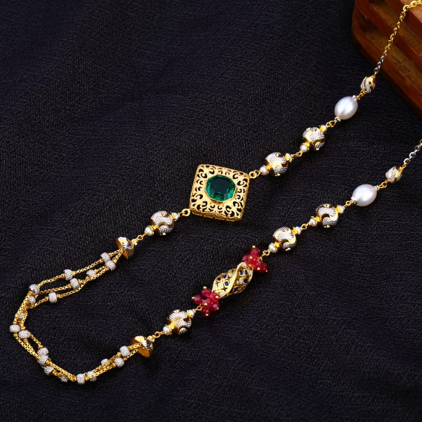 916 Gold Hallmark Delicate Antique Ladies Chainmala AC261
