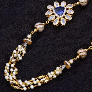 916 Gold Hallmark Designer Antique Ladies Chainmala AC260
