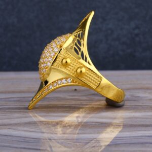 22KT CZ  Gold Stylish Ladies Long  Ring LLR277